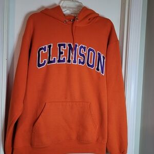 Champion Orange Clemson Hoodie